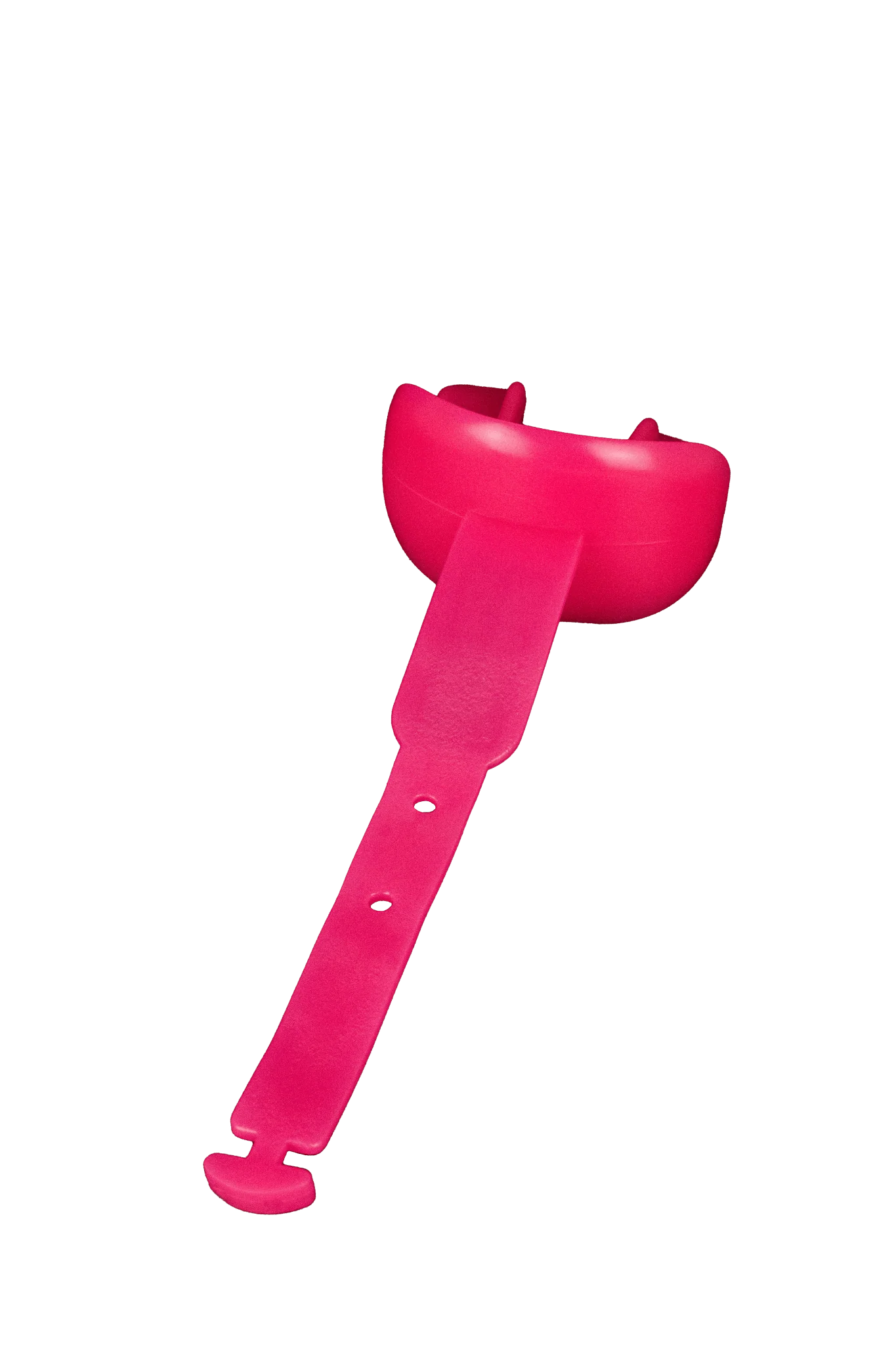 Hot Pink Lip Guard with Permanent Strap - Image 3