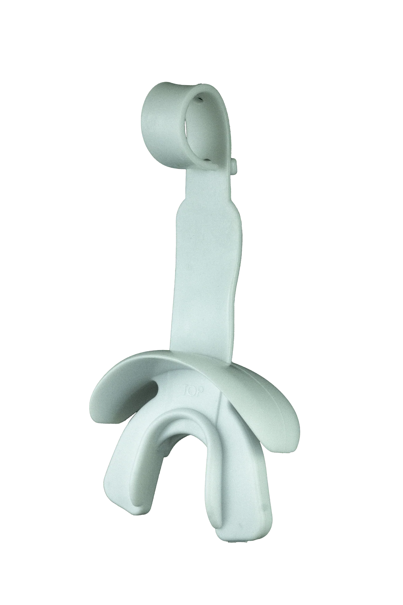 White Lip Guard with Permanent Strap - Image 3